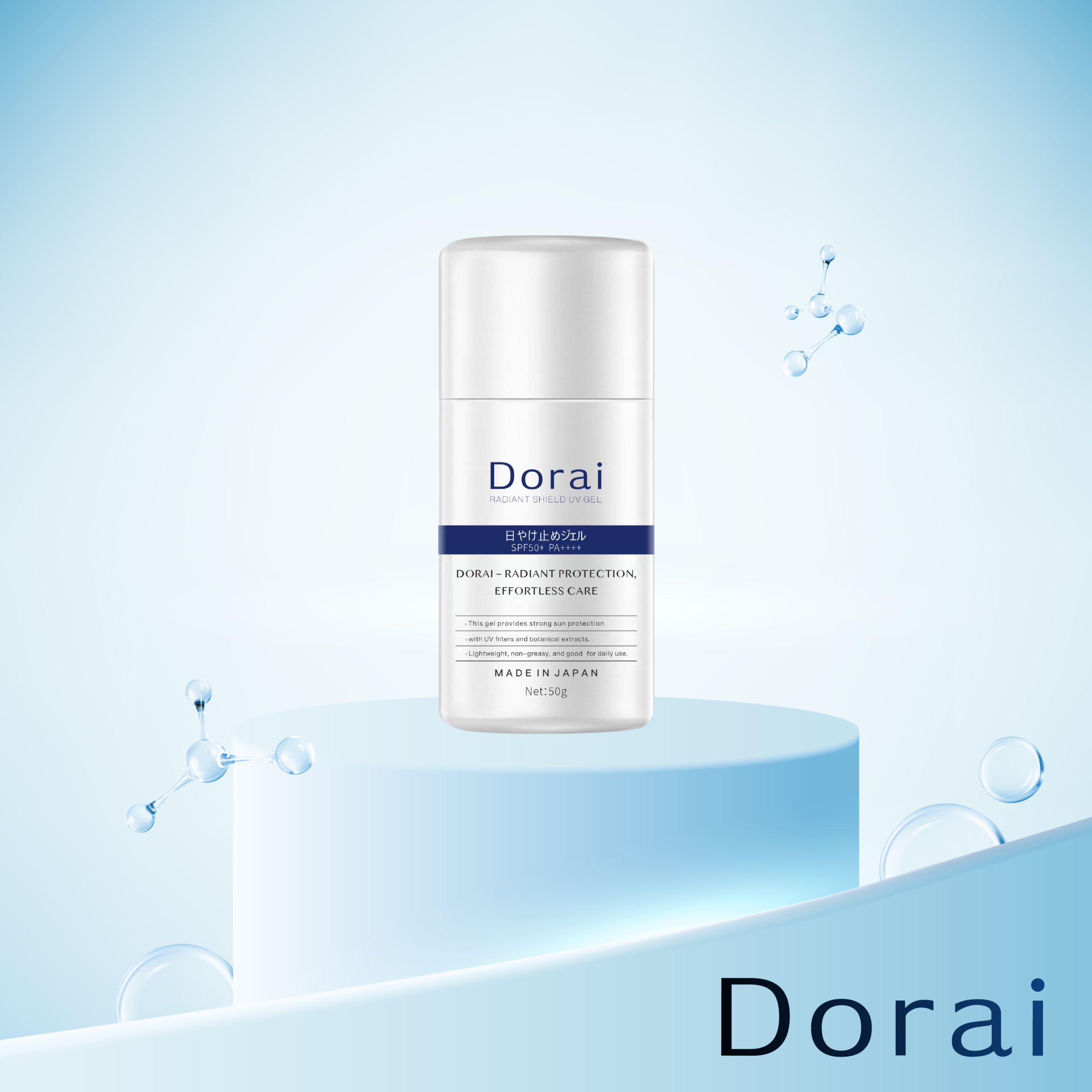 KEM CHỐNG NẮNG DẠNG GEL DORAI - DORAI RADIANT SHIELD UV GEL - 50G-01