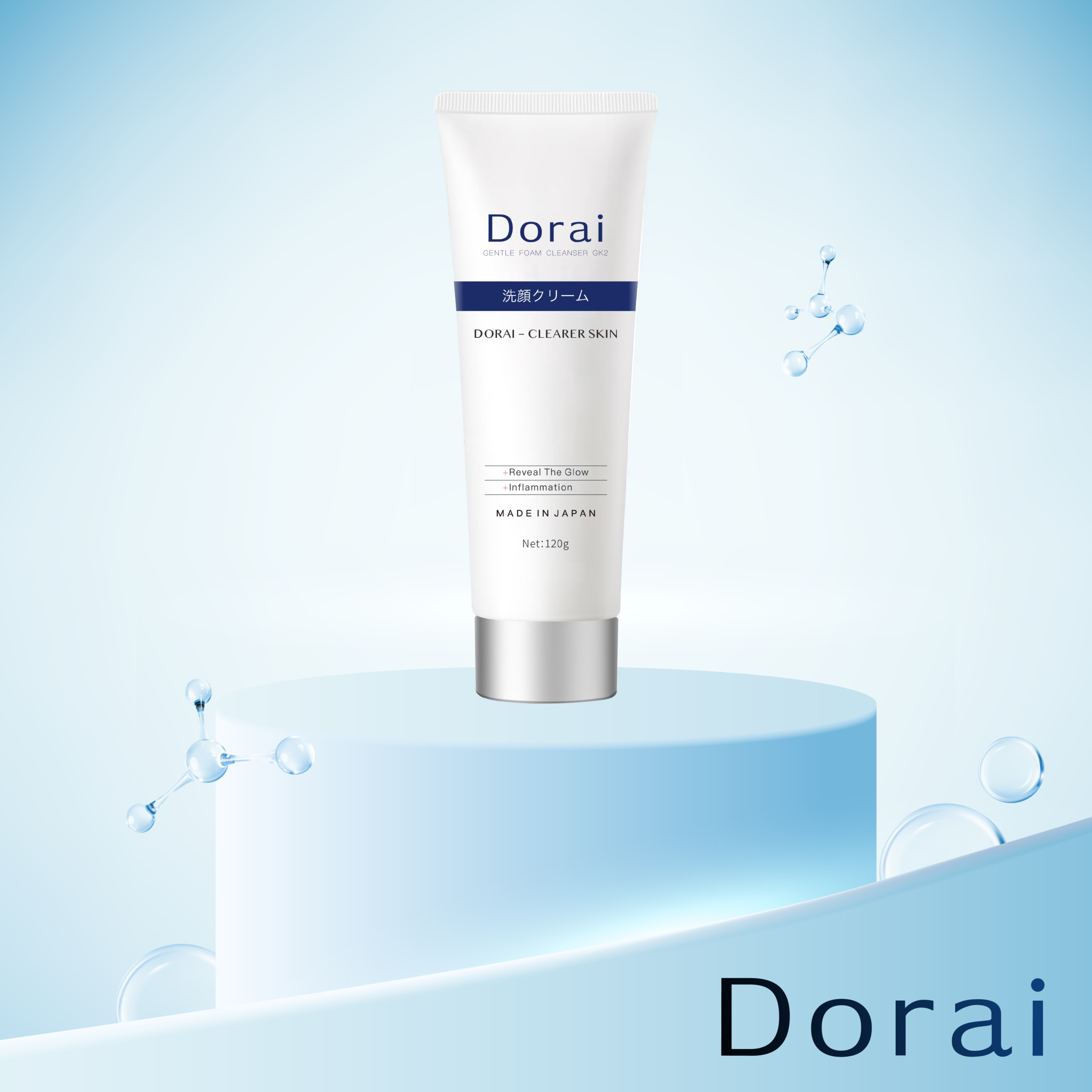 Sữa rửa mặt dịu nhẹ GK2 DORAI (DORAI GENTLE FOAM CLEANSER GK2